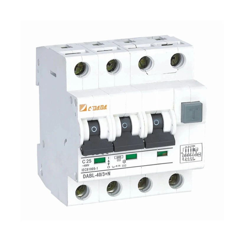 2P 4P Electronic Tipe RCBO